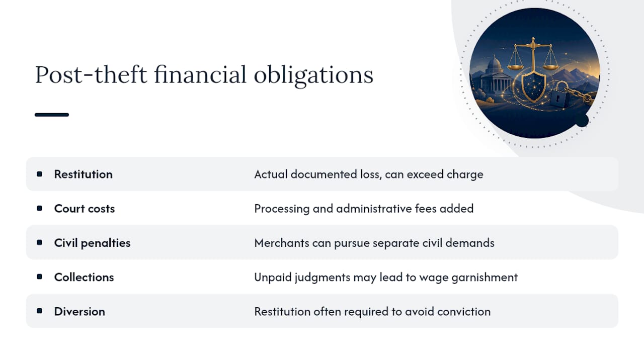 Restitution, Court Costs, and Other Financial Obligations — overview diagram